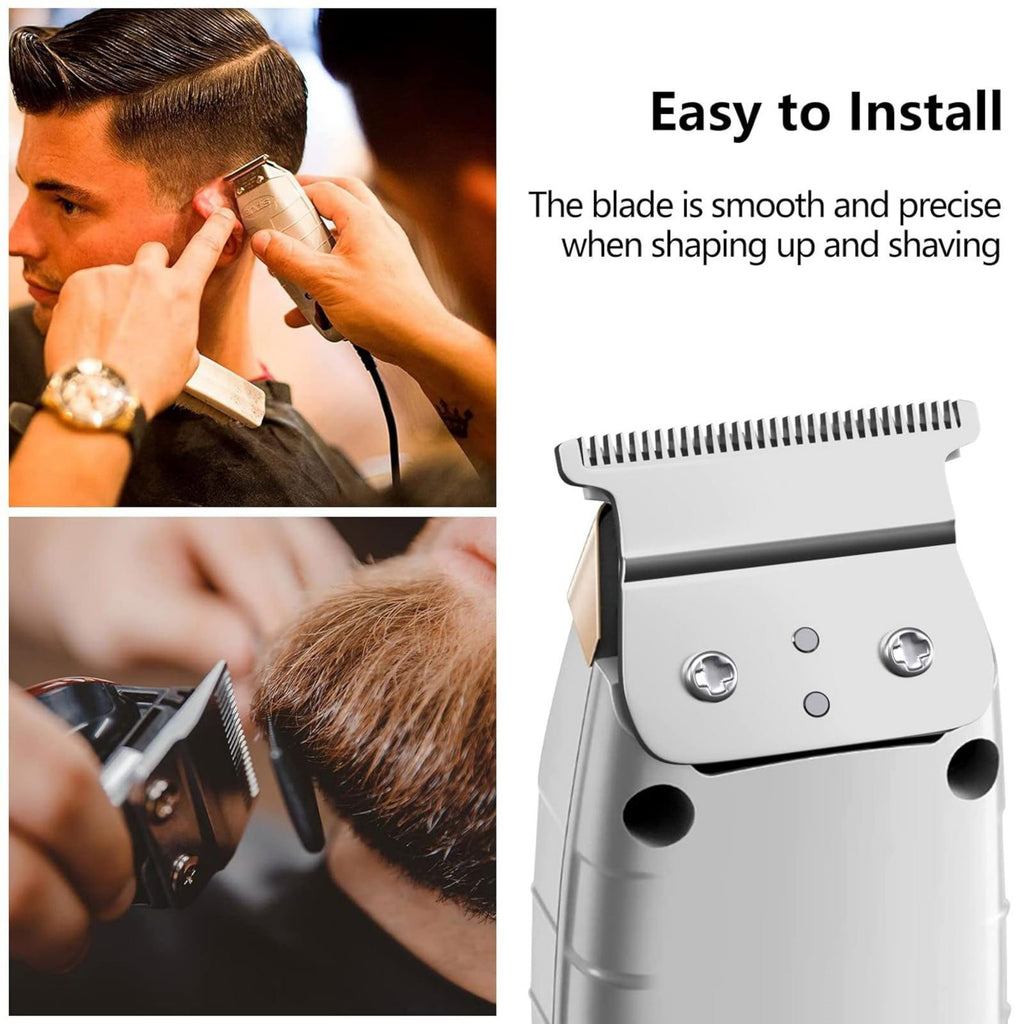 Replacement Blade Kit for Hair Clippers & Trimmers - Compatible with Andis T Outliner