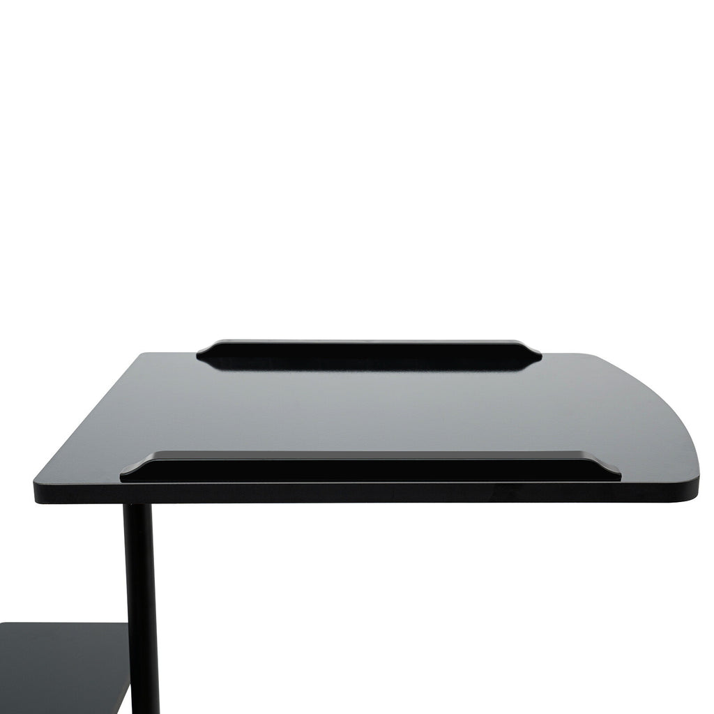 Mobile Tattoo Workstation Arm Rest - Adjustable Rolling Work Table 65-97cm