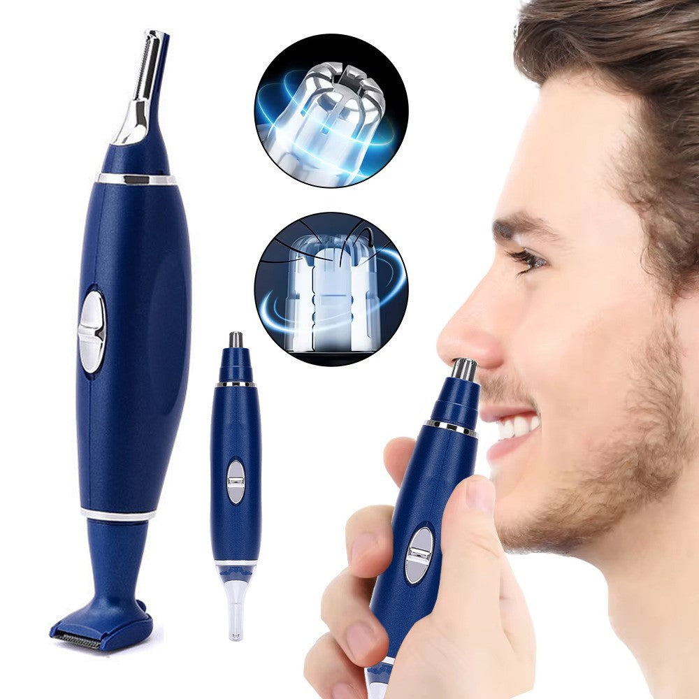 Cordless 3-in-1 Hair Removal & Trimmer Kit for Face Nose Body
