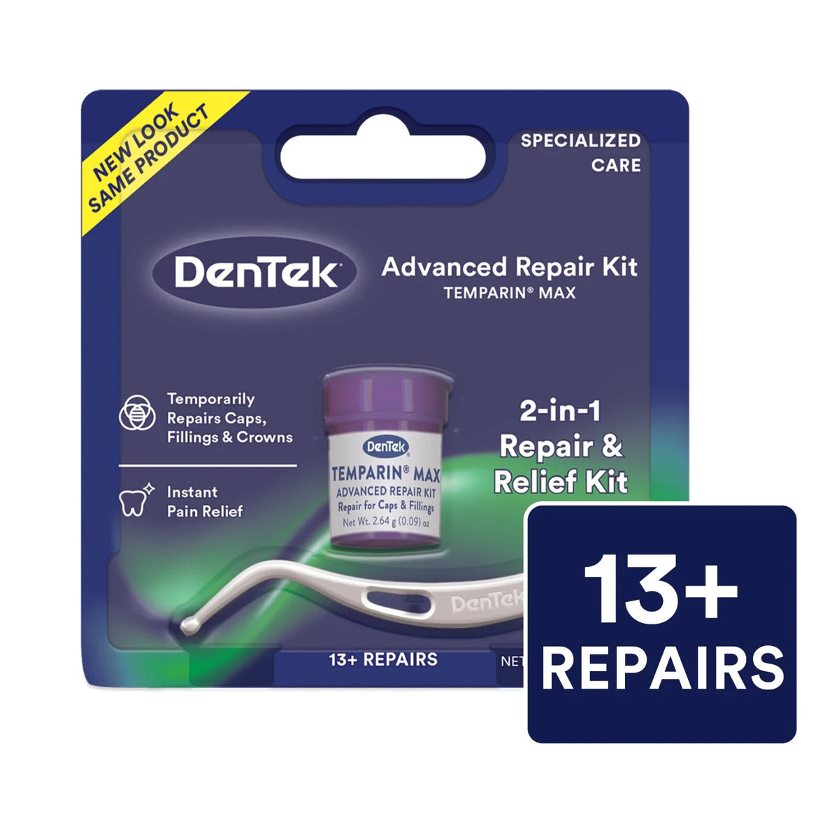 Dental Repair Kit for Loose Fillings - Emergency Temporary Tooth Fix, 13+ Repairs