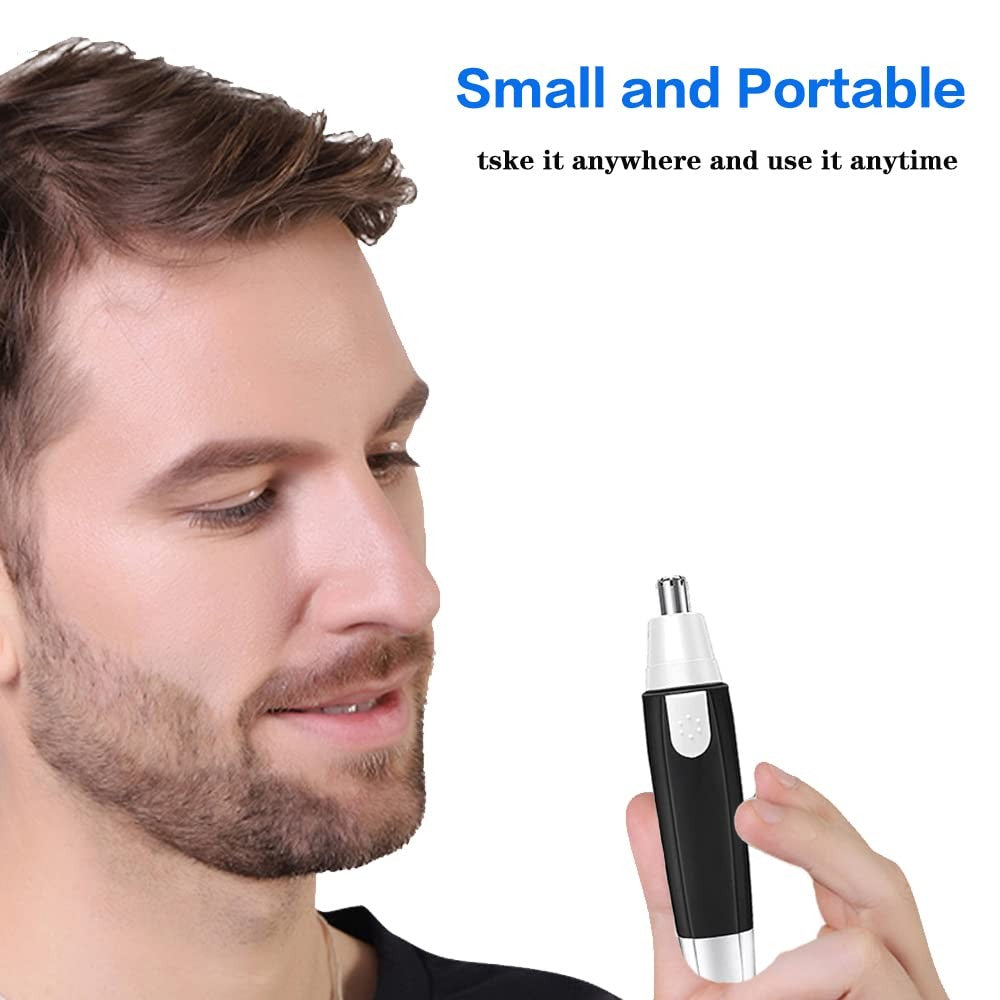 Electric Nose Ear Hair Trimmer for Men and Women - Safe, Portable, Rechargeable