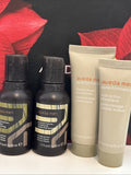 AVEDA Men's Travel Gift Set - Shampoo, Conditioner, Aftershave & Shave Cream