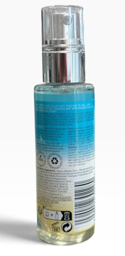 Self Tan Water Face Mist - Bronzing Sunless Tanning Spray 2.7 fl oz
