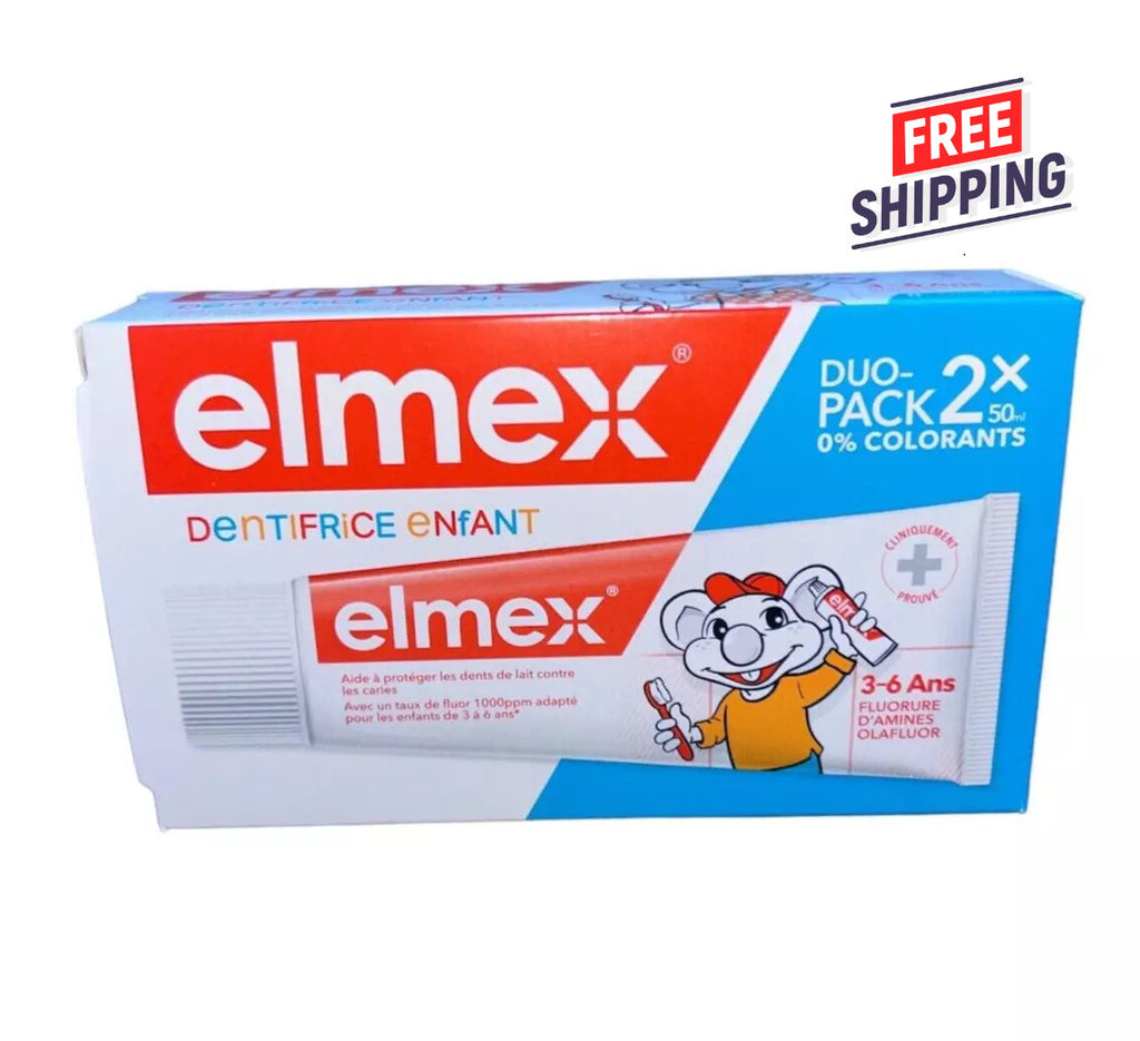 Kids Toothpaste Pack for Ages 2-6 - Fluoride Protection, 2 x 50ml