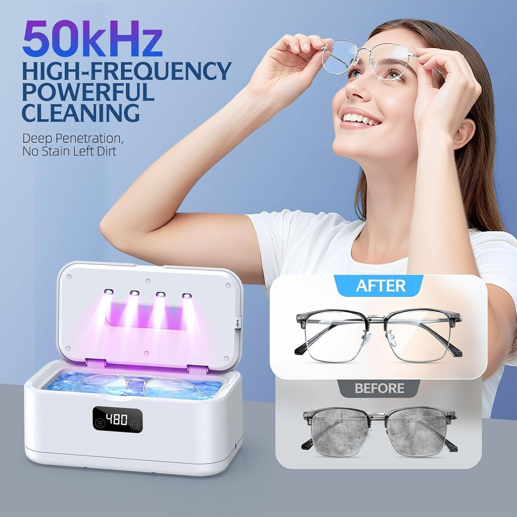 UV Ultrasonic Dental Retainer Cleaner Machine for Invisalign & Dentures