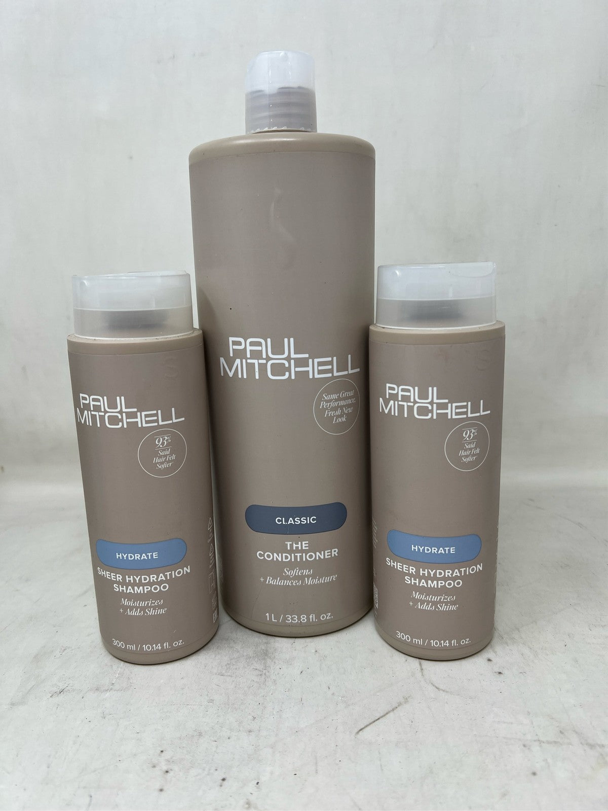 Paul Mitchell Hydrate Shampoo & Classic Conditioner Bundle - 3 Pack