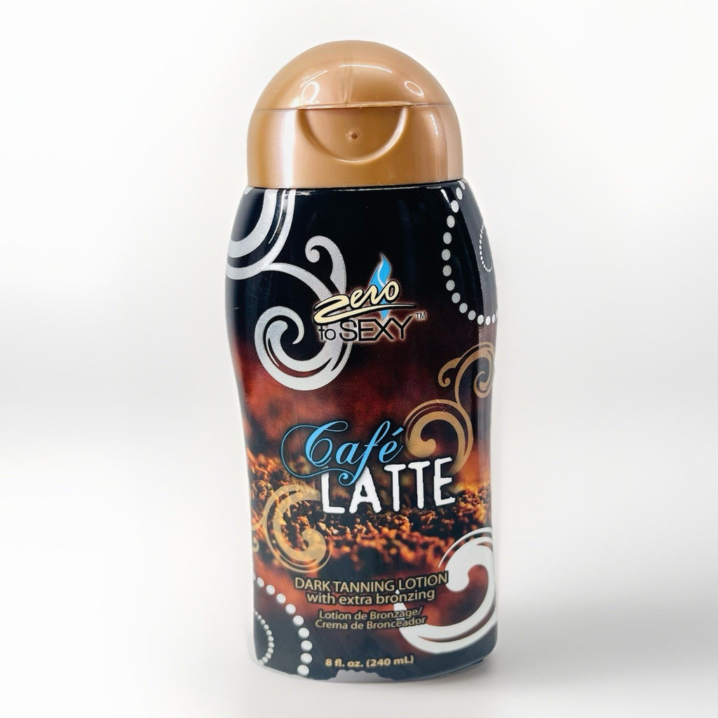 Indoor Tanning Lotion with Extra Bronzing - Cafe Latte Scent 8 oz