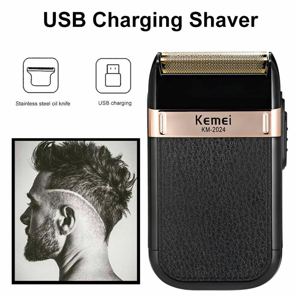 Rechargeable Electric Shaver and Beard Trimmer for Men - Waterproof Cordless Grooming Machine