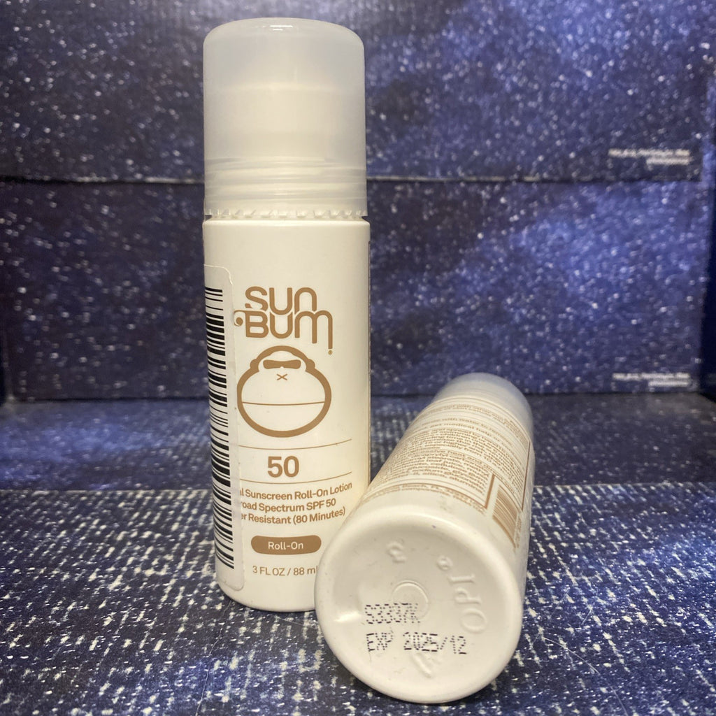 Sun Bum Mineral Sunscreen Roll-On SPF 50 Broad Spectrum 3 Oz - Pack of 2
