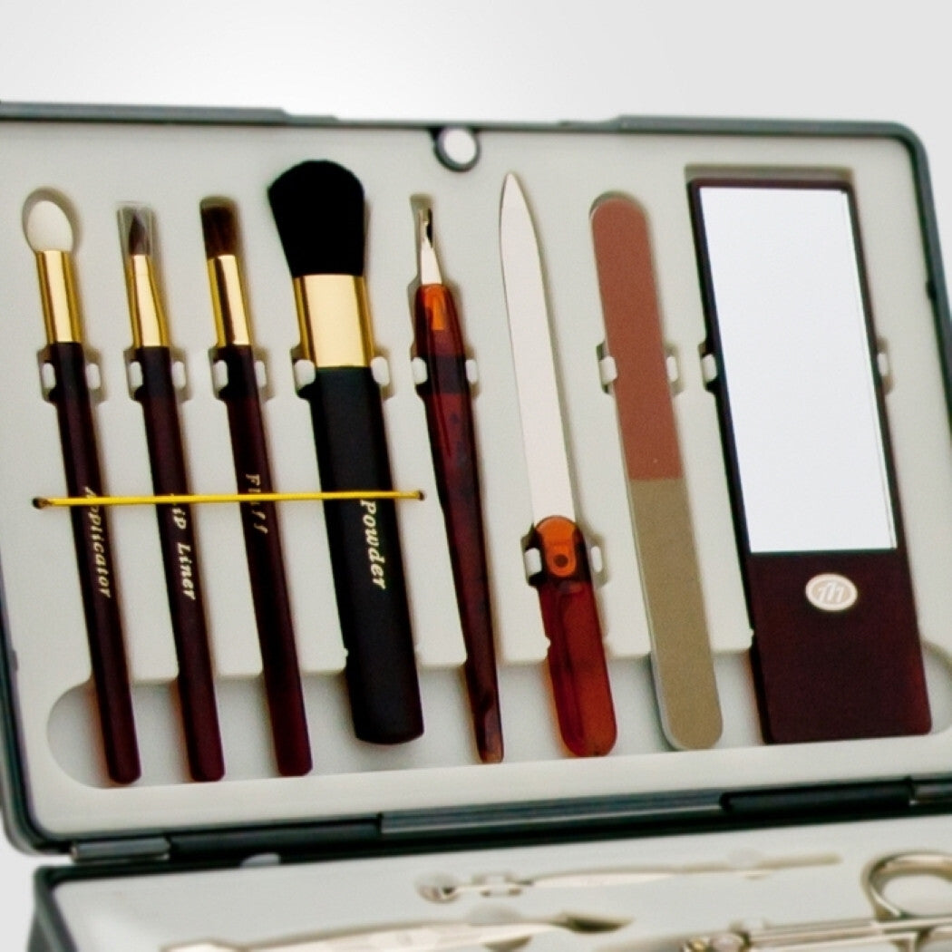 Manicure and Pedicure Nail Clipper Set - 18-Piece Travel Grooming Kit Made in Korea