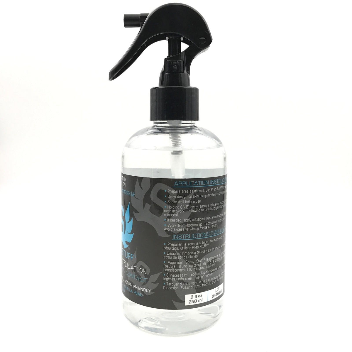 Tattoo Transfer Spray Solution 8oz – Stencil Stuff Hold & Lock