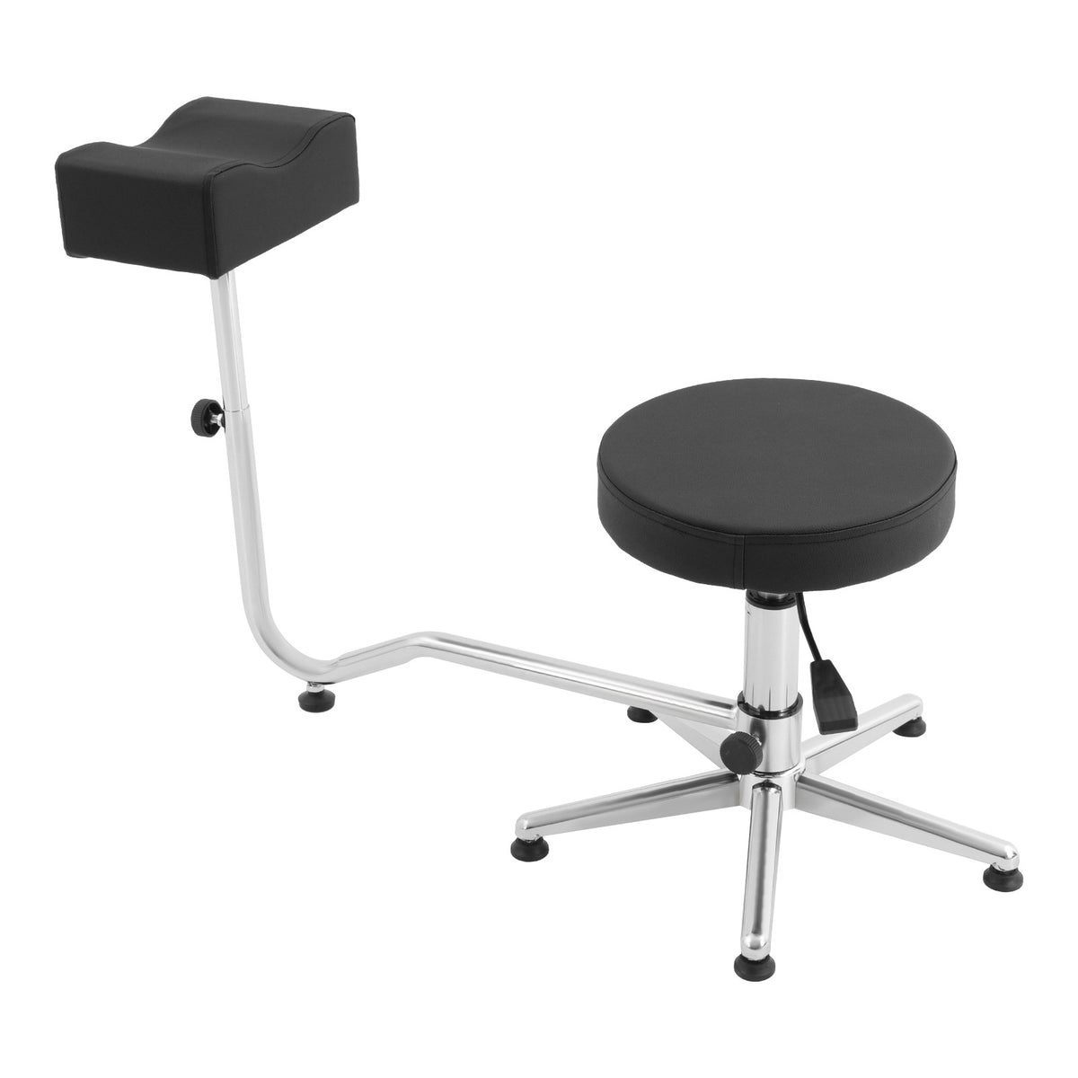 Adjustable Pedicure & Manicure Footrest Stool for Nail Techs & Home Use