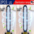 2 Pack Ultraviolet Germicidal Disinfection Light 38W for Household Use