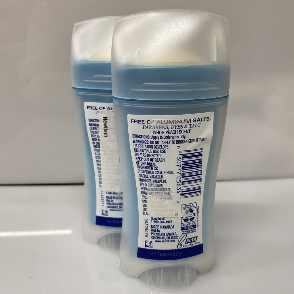 Aluminum-Free Peach Deodorant - 2 Pack, 2.4 Oz