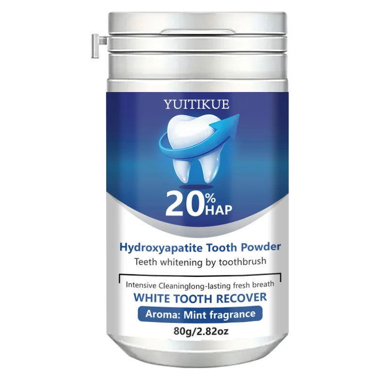Enamel Repair Tooth Powder with Whitening Hydroxyapatite Deep Cleaning Fresh Breath
