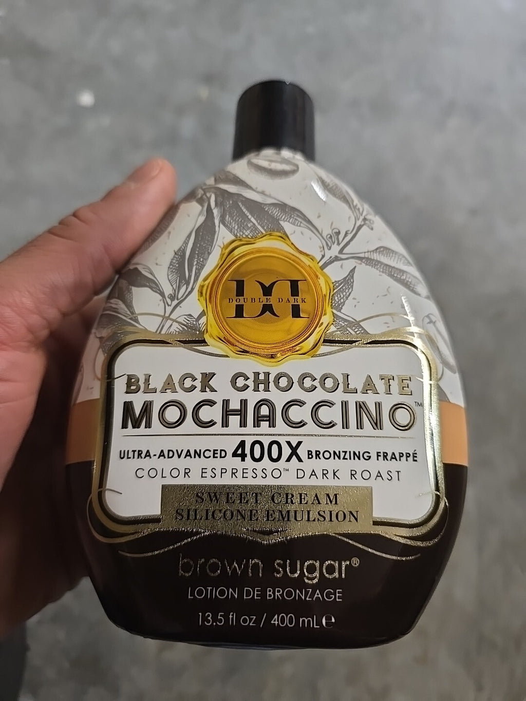 Black Chocolate Mochaccino 400X Espresso Dark Roast Tanning Lotion - Bronzer