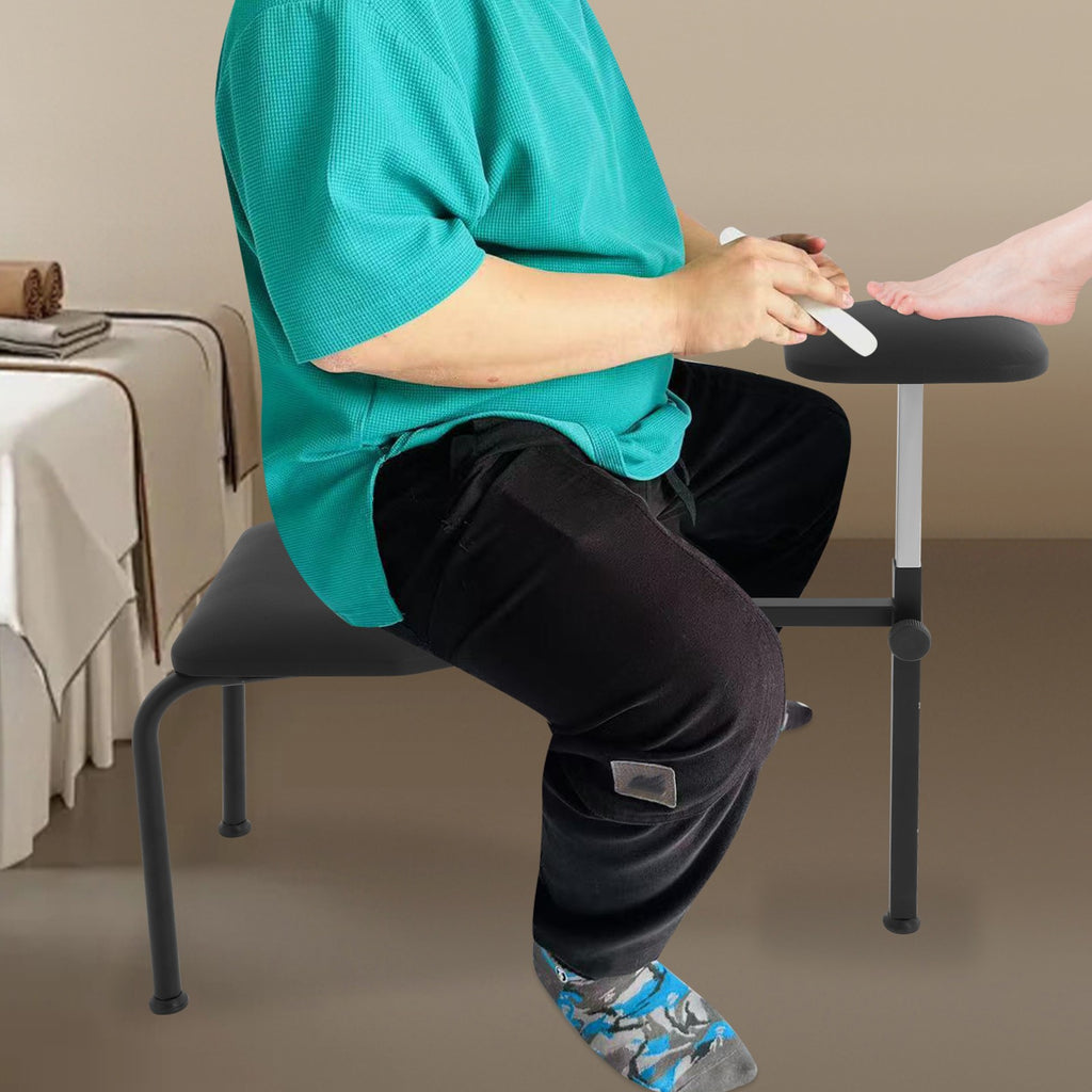 Adjustable Pedicure Manicure Chair with Footrest Salon Spa Stool