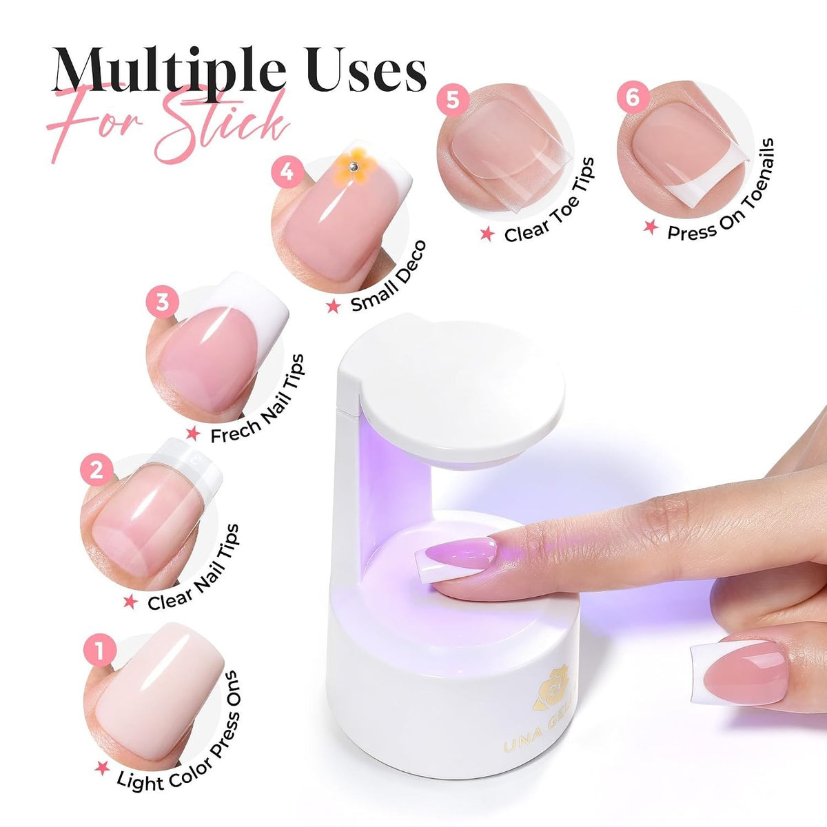 Nail Tip Glue - Long-Lasting Rapid Cure Nail Adhesive 15g