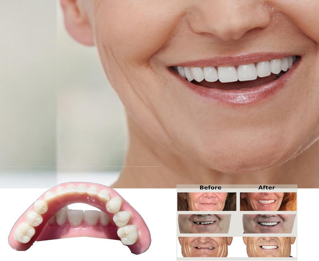 DIY Denture Kit with Impression - 2 Sets of Custom False Teeth