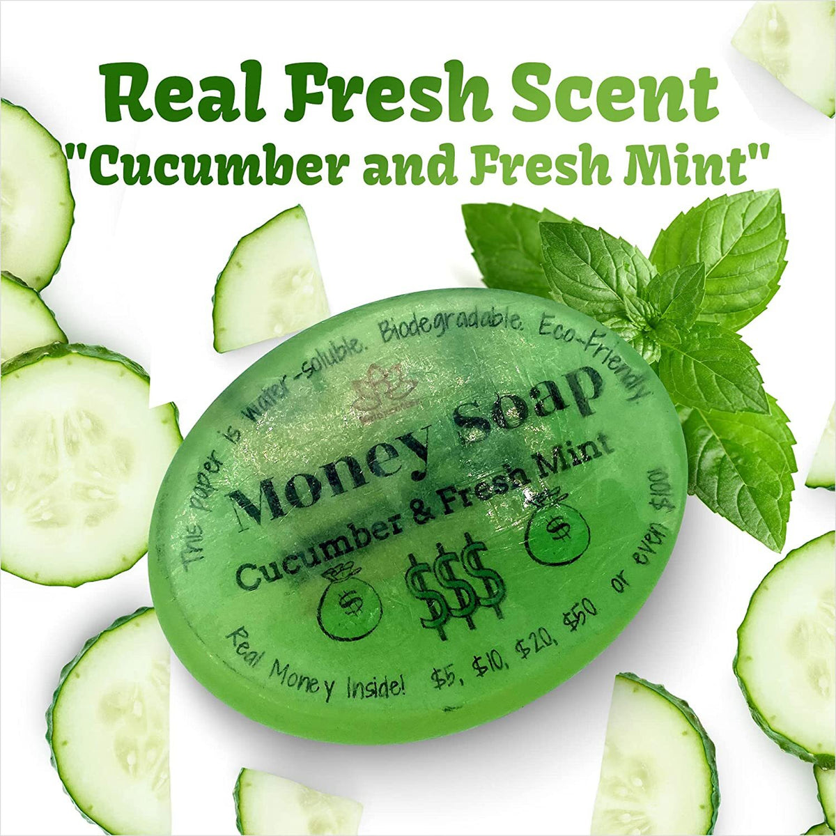 Cash Inside Soap Bar with Real Money - Gift for Holidays & Special Occasions
