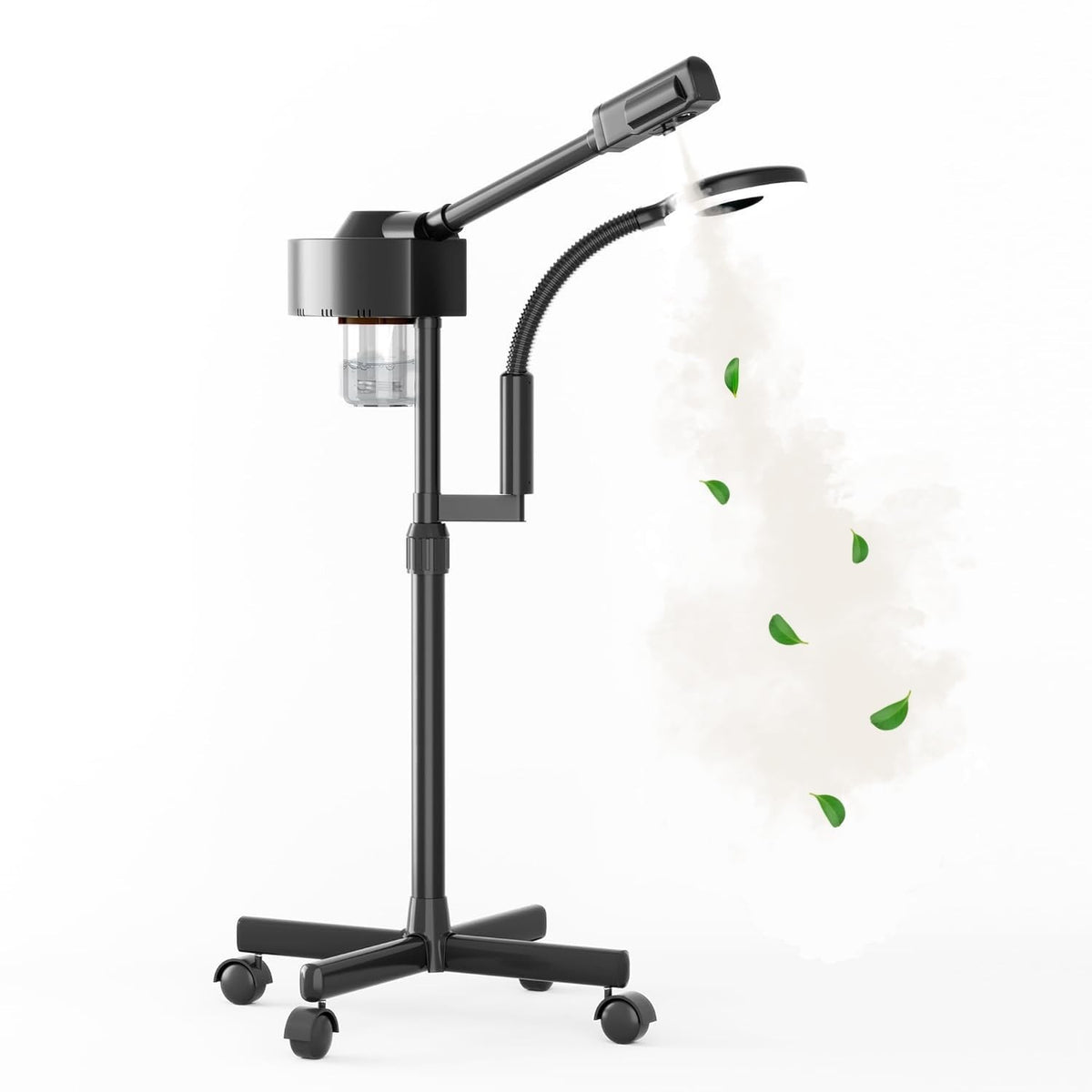 Facial Steamer with Magnifying Lamp and Ozone - 2 in 1 Face Spa Device