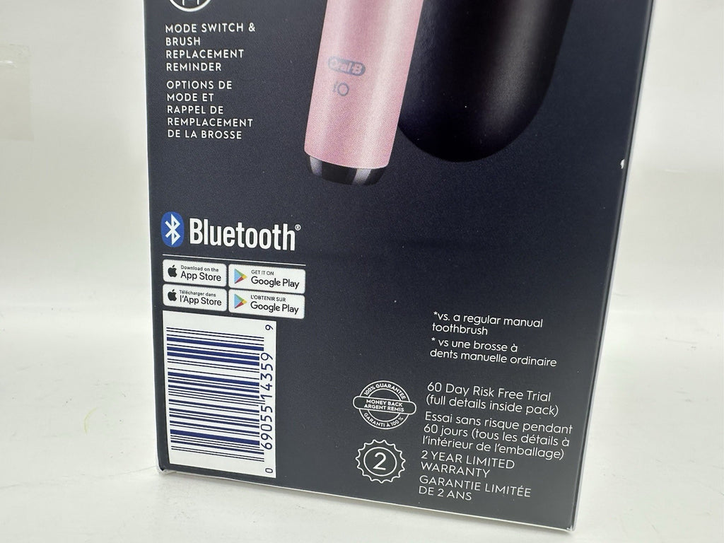 Electric Toothbrush Pink with App Bluetooth & Travel Case - Oral-B iO Series 4 Luxe