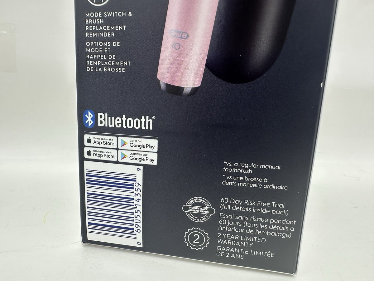 Electric Toothbrush Pink with App Bluetooth & Travel Case - Oral-B iO Series 4 Luxe