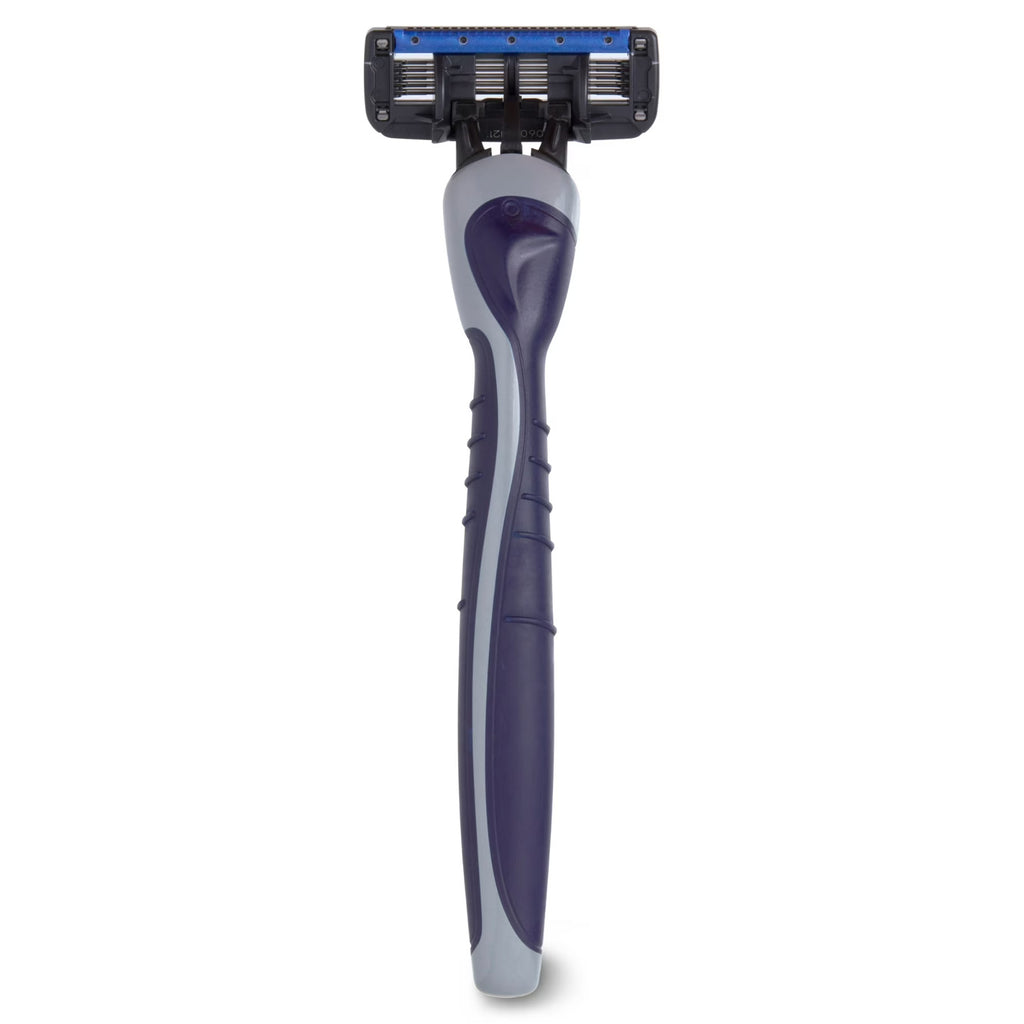 Men's Disposable 5-Blade Razors with Lubrication Strip - 3 Pack