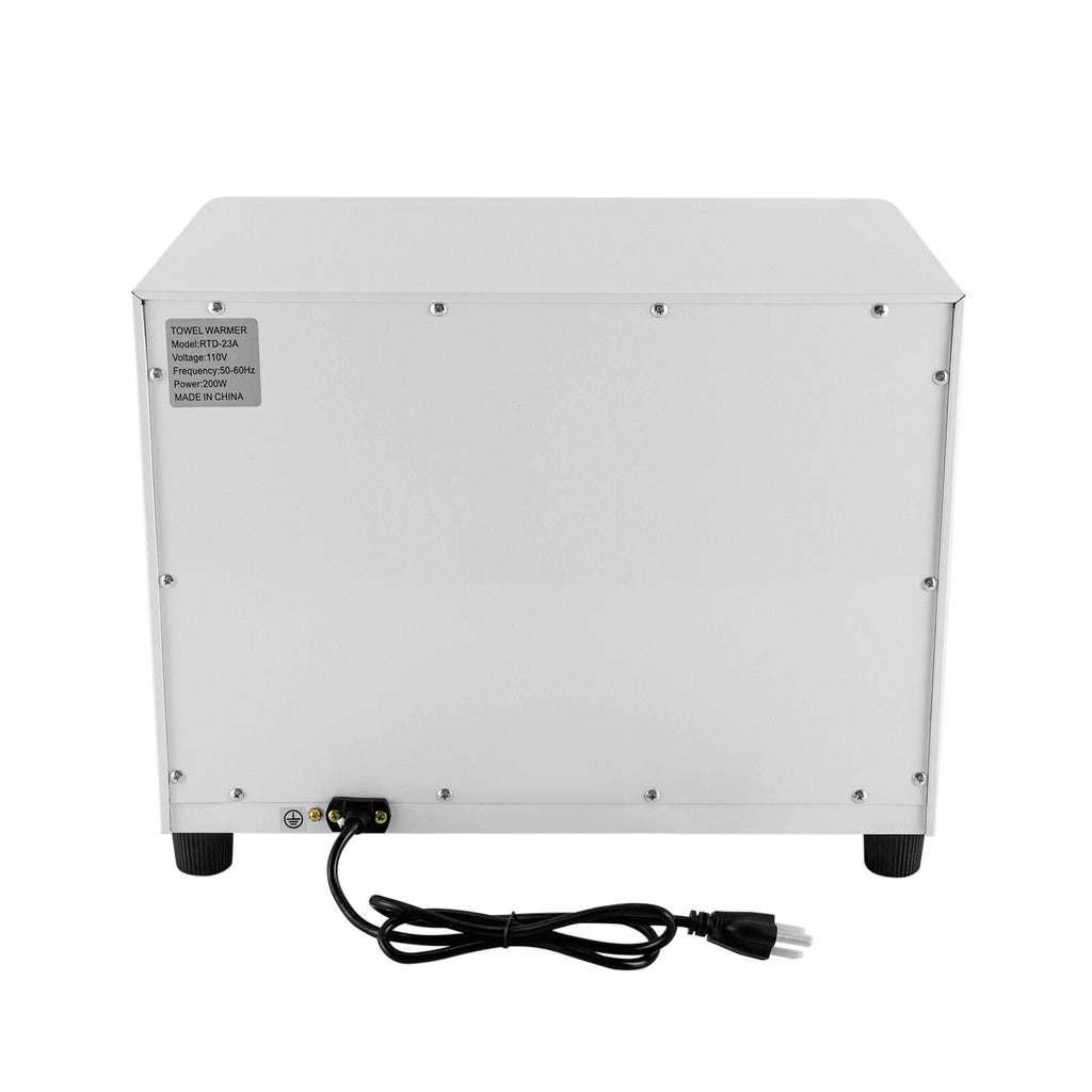 23L Hot Towel Warmer UV Sterilizer Cabinet for Spa Salon Facial Skin Care
