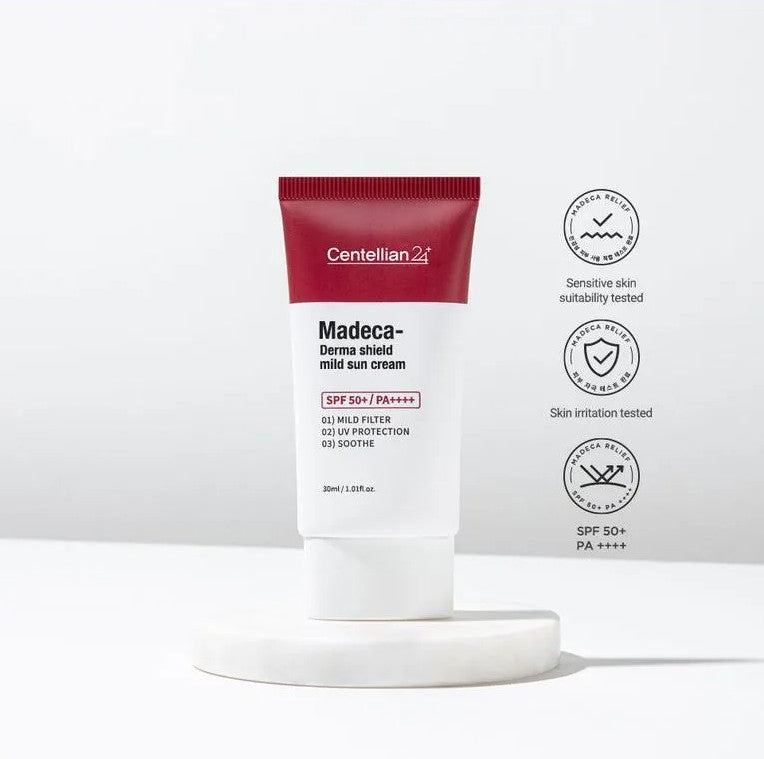 K-Beauty Madeca Derma Shield SPF50+ Sun Cream 50ml - Gentle UV Protection