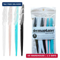 Dermaplane Razor for Face & Eyebrows - 12 Pack Microdermabrasion Tool for Women Men