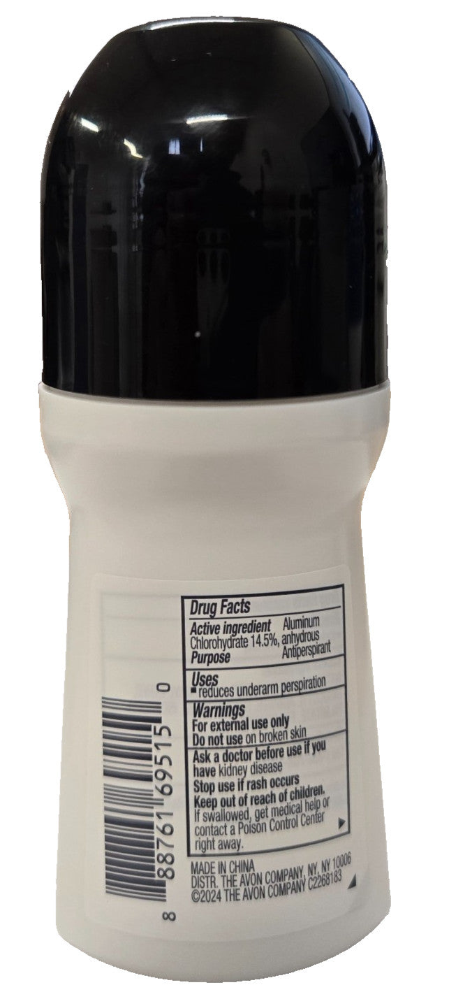 Men's Antiperspirant Deodorant 3 Pack - Black Suede Roll-On, Long-Lasting 2.6 fl oz