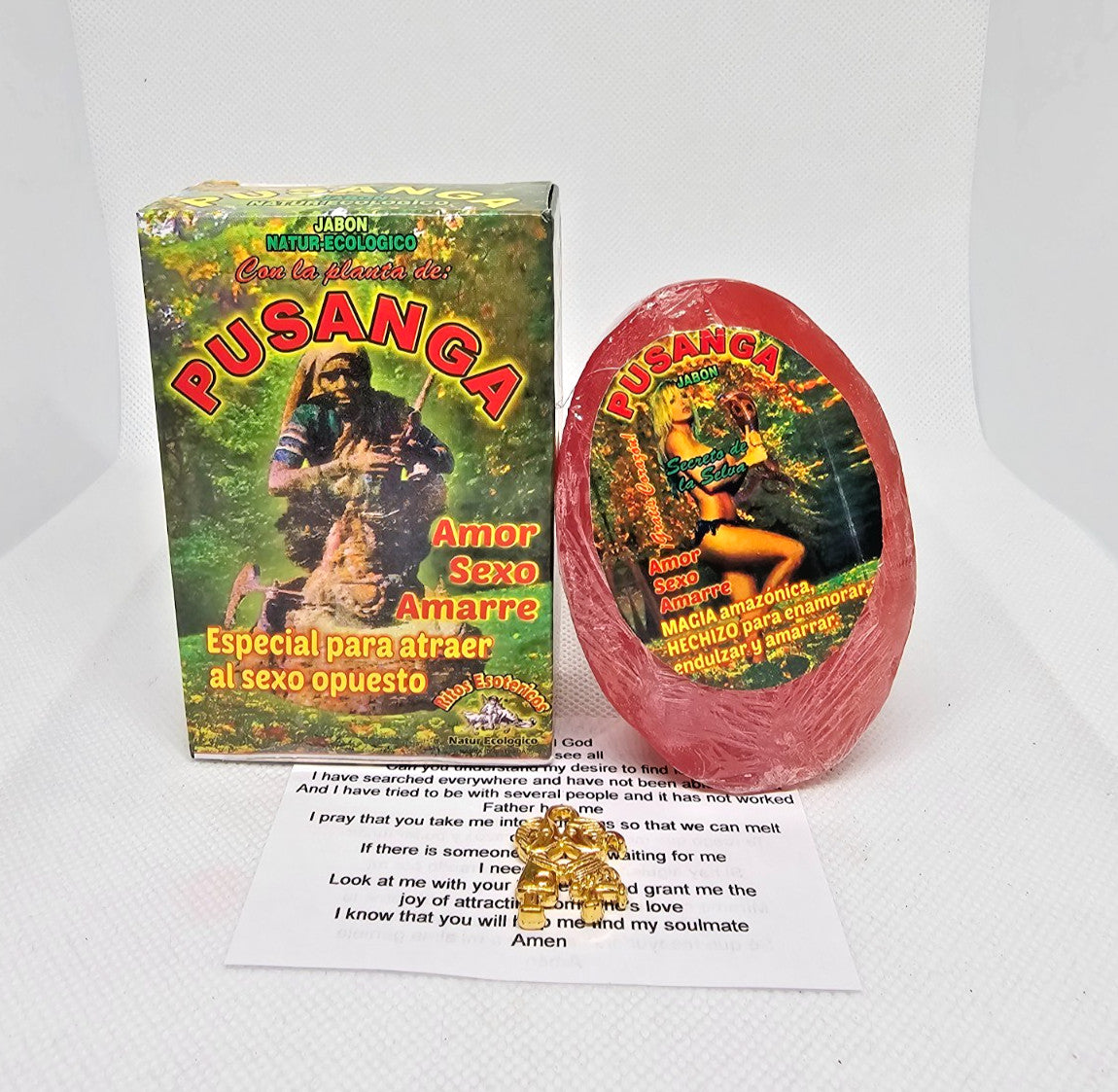 Seducing Pusanga Soap with Pheromones for Attraction & Love Rituals