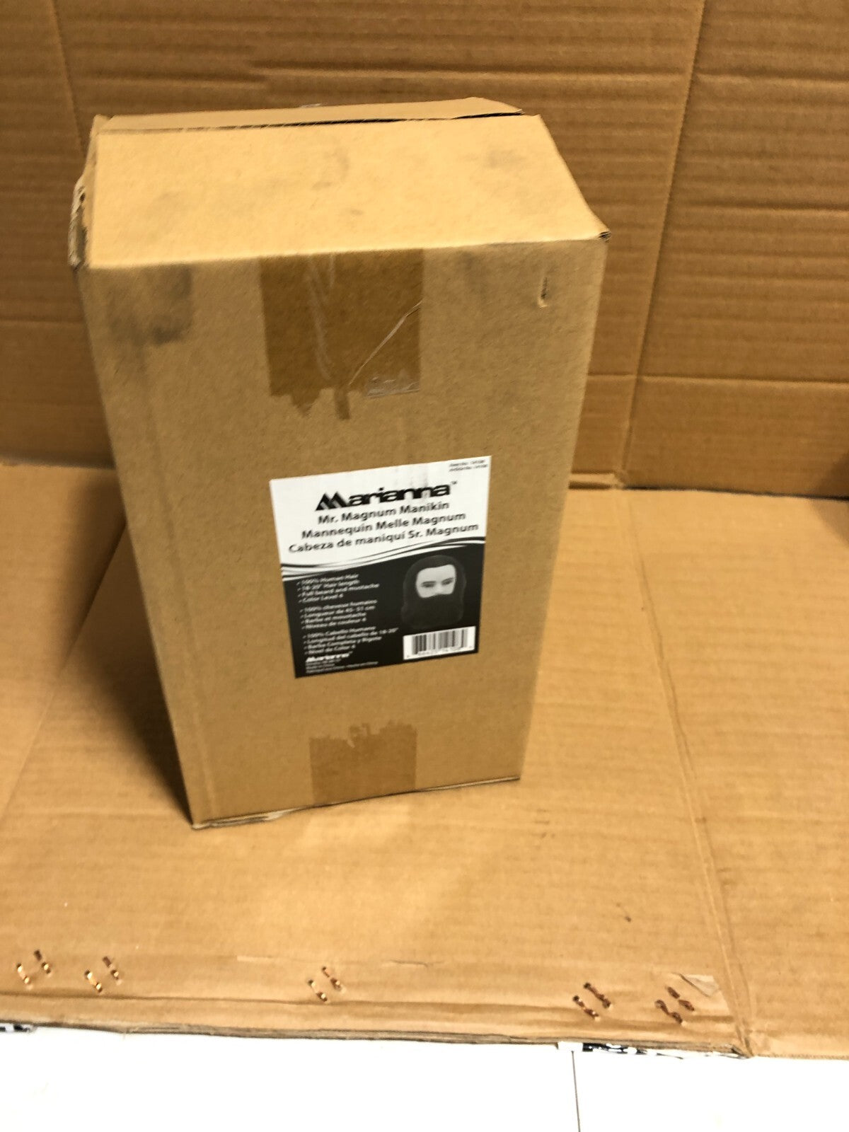 Mannequin Head for Hair Styling 18-20 Inch Human Hair Level 4 Open Box