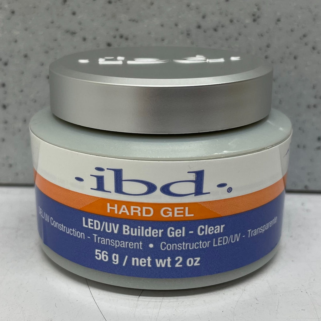 Wholesale IBD Builder Gel Clear 2 oz Pack of 6 - Strong UV Nail Gel for Tips & Sculpting