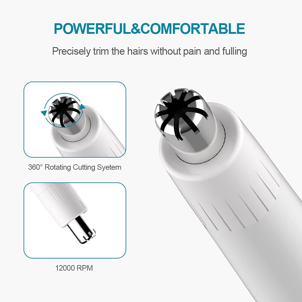 All-in-One Facial, Eyebrow, Nose & Ear Hair Trimmer for Men & Women