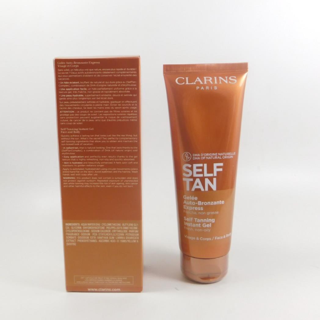 Clarins Self Tan Instant Gel - Natural Sun-Kissed Glow, 4.2 oz / 125 ml