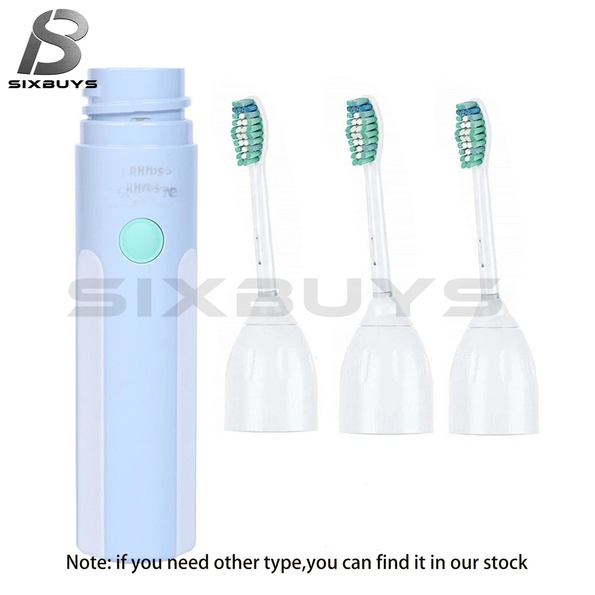 Electric Toothbrush Set with 2 Replacement Heads - Sonic Technology, Plaque Removal