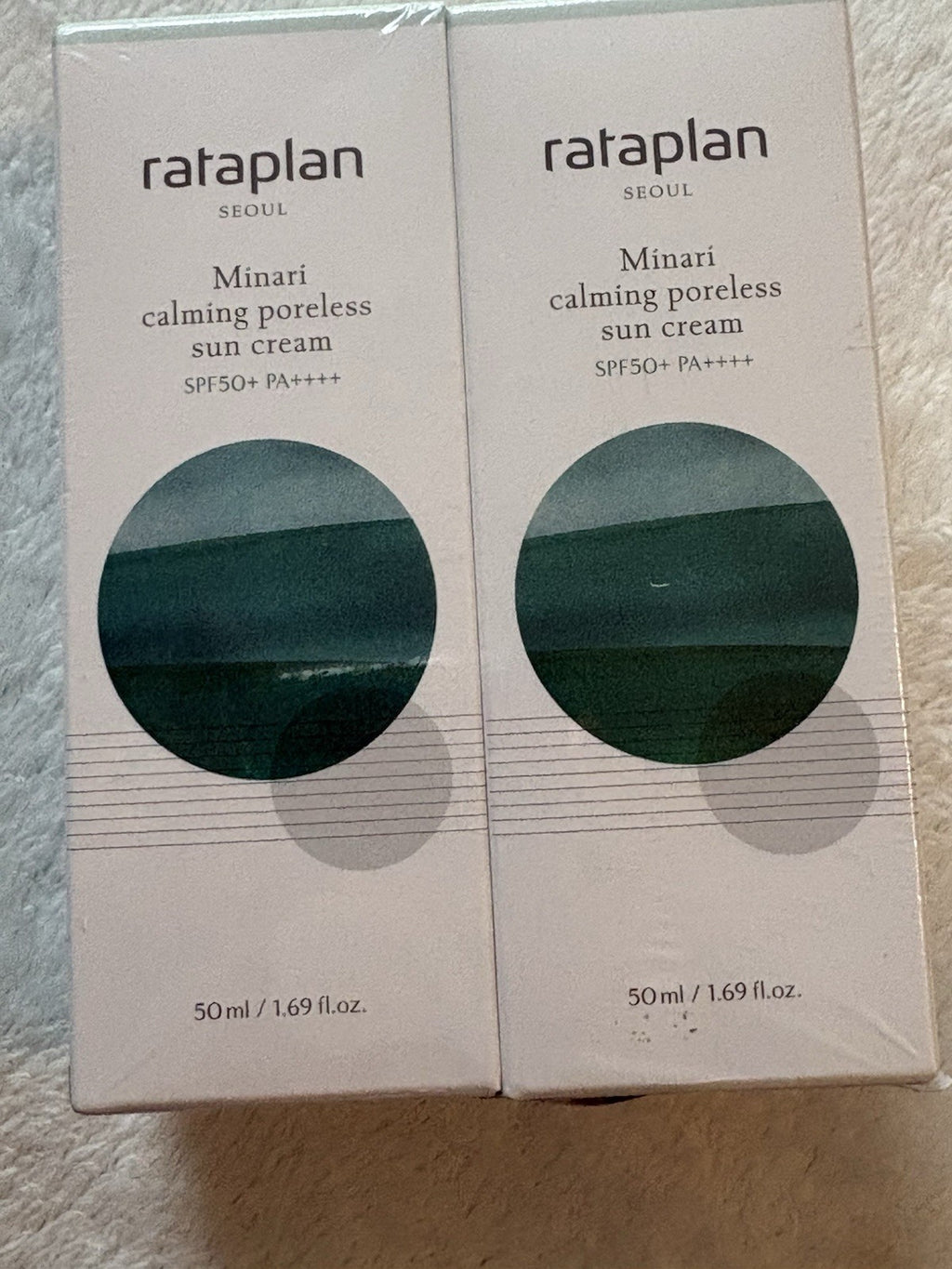 Sun Cream SPF 50 Korean Skin Care - Calming, Poreless, Minari Extract