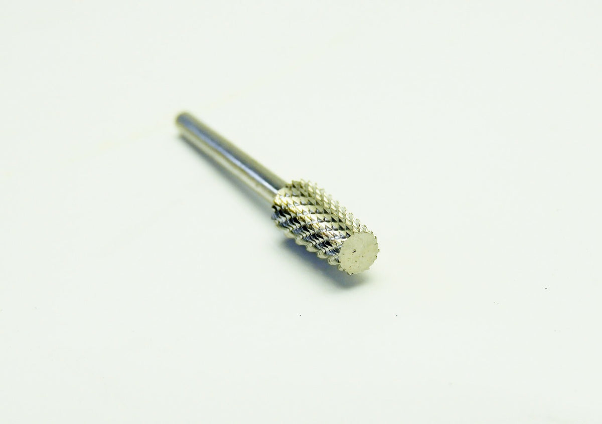Coarse Nail Drill Bit 3/32 Inch Right Left Two-Way Cutting Chamfer Silver