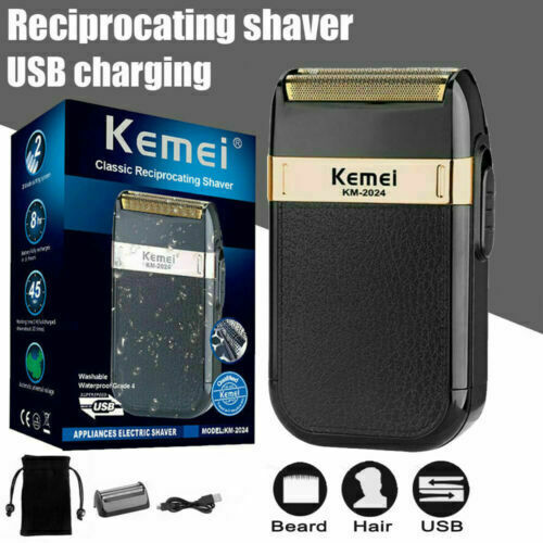 Rechargeable Electric Shaver and Beard Trimmer for Men - Waterproof Cordless Grooming Machine