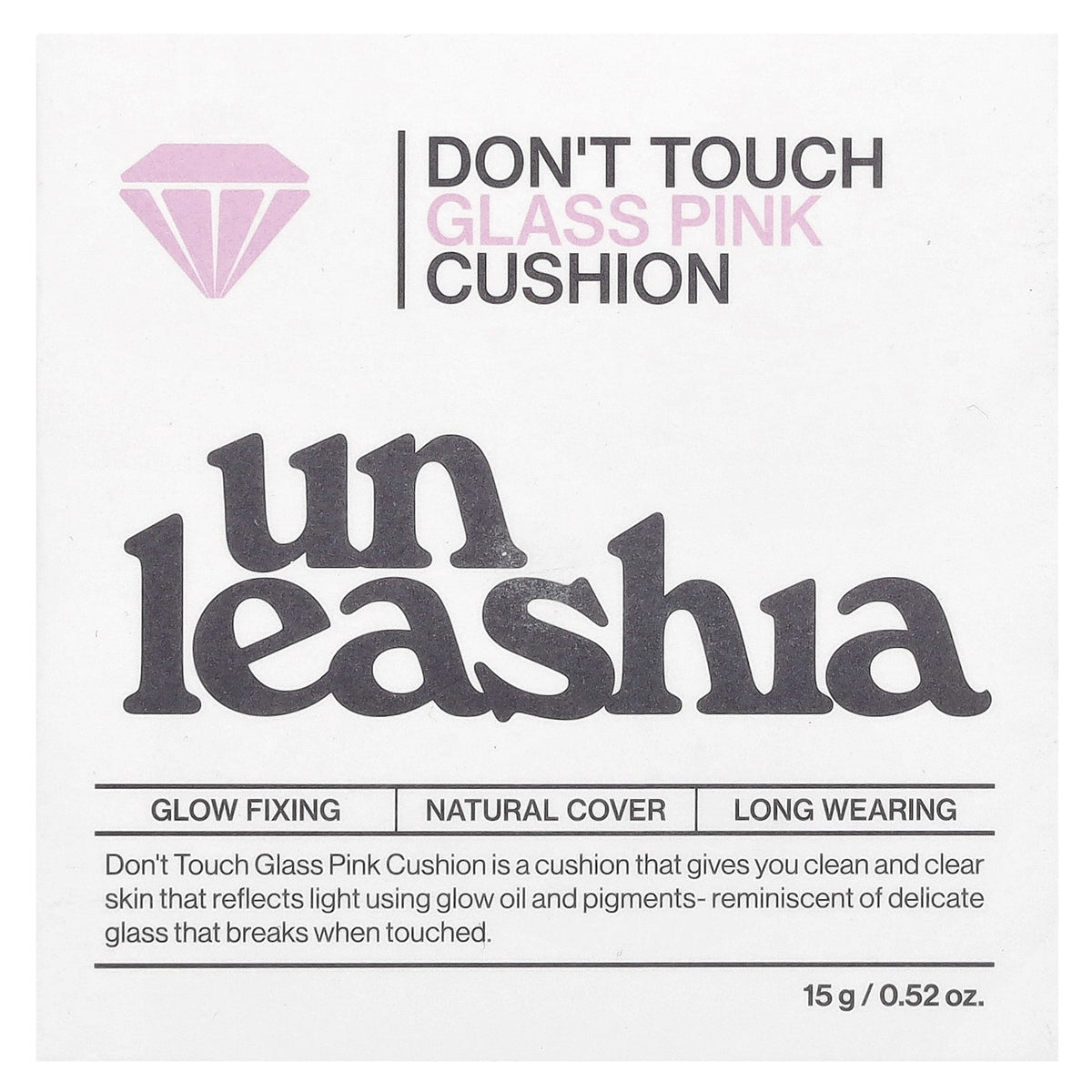 Pink Cushion with SPF 50+ PA++++ for Glass Skin Glow, Long-Wear