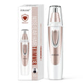Waterproof Ear and Nose Hair Trimmer for Men & Women - Stainless Steel, Cordless, Quiet, Easy-Clean