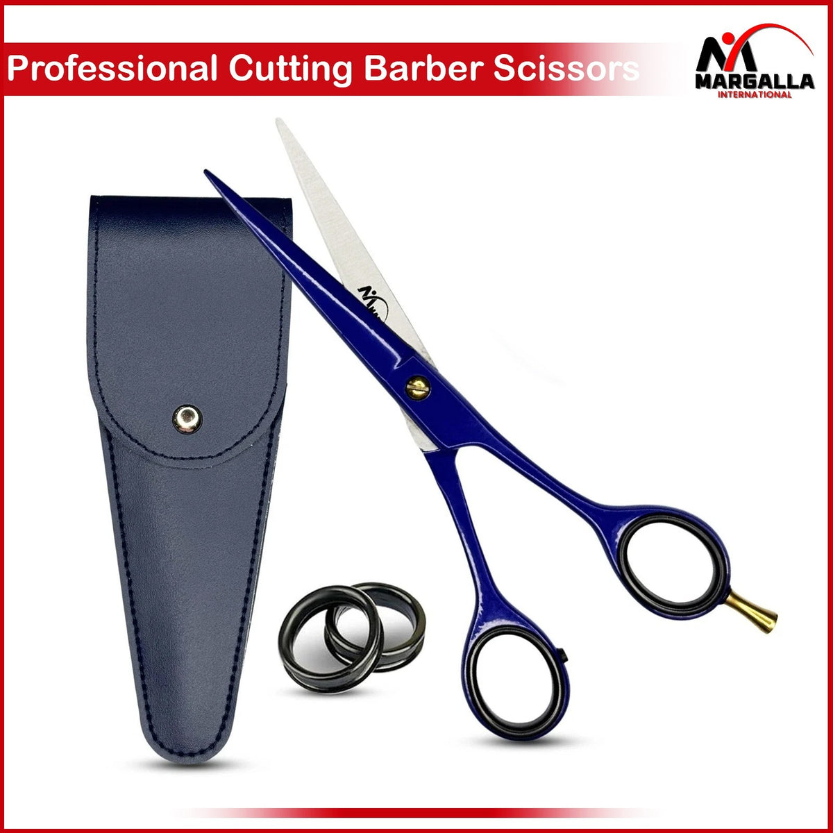Professional Hair Cutting Scissors 6.5 Inch for All Hair Types - High-Quality Stainless Steel