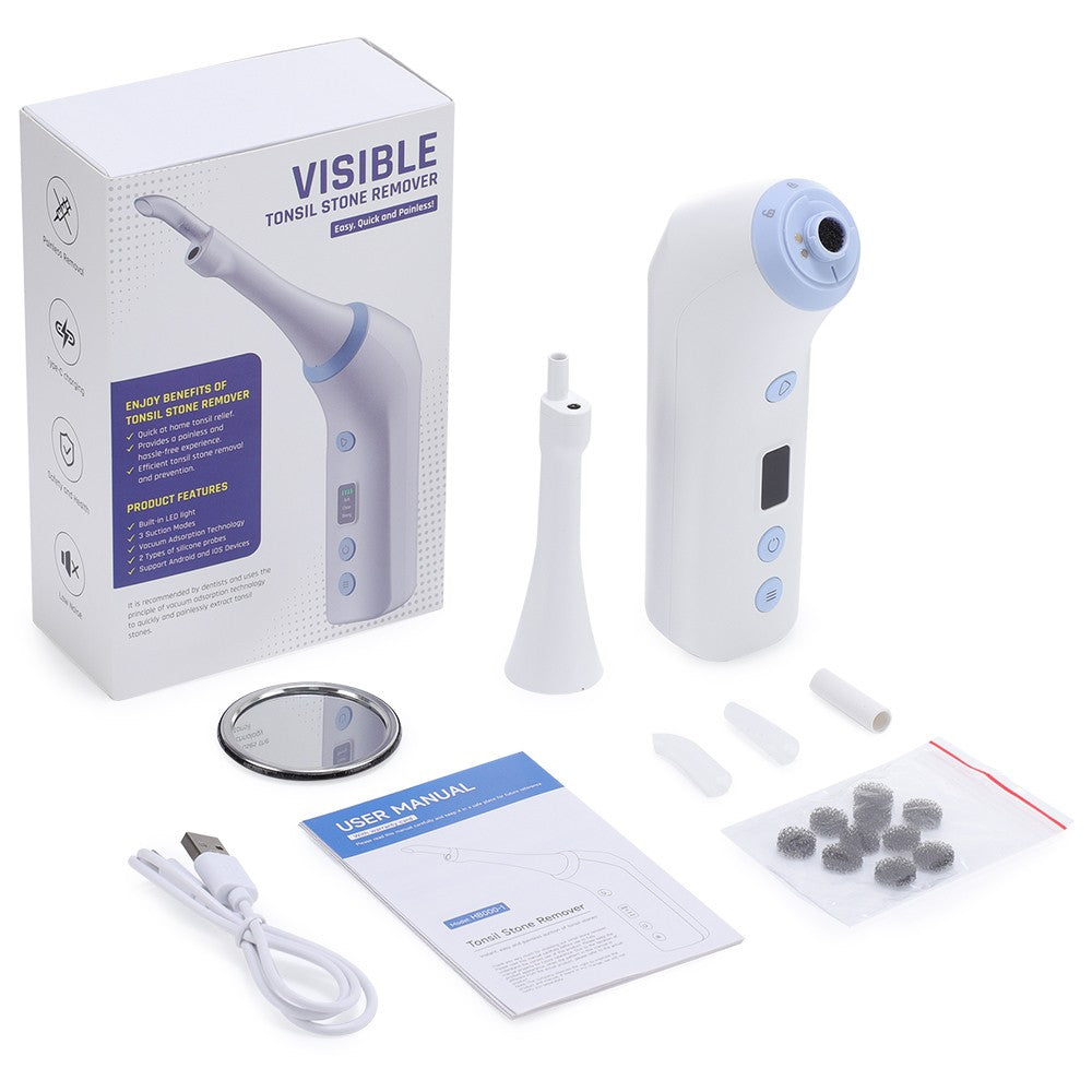 Electric Tonsil Stone Remover Kit with HD Camera & 3 Modes - Oral Care