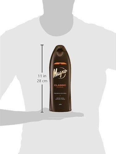 Magno Classic Shower Gel 600ml - Pack of 2, Mineral & Salts Infused, Moisturizing Body Wash