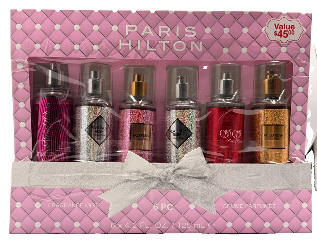 Paris Hilton 6-Piece Body Mist Gift Set - 4.2 oz / 125 ml for Women