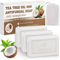 Antifungal & Antibacterial Tea Tree Eucalyptus Soap 3-Pack for Skin Relief