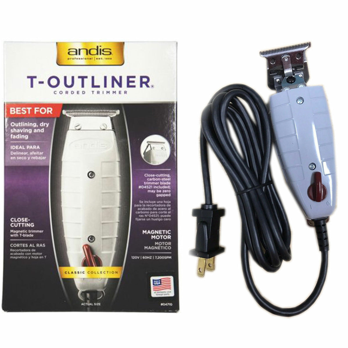 Professional Trimmer for Hair Cutting & Grooming - Adjustable Skeleton Blade