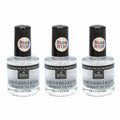 Silver Hologram Nail Top Coat - Fast Drying, 1/2 Ounce, 3 Pack